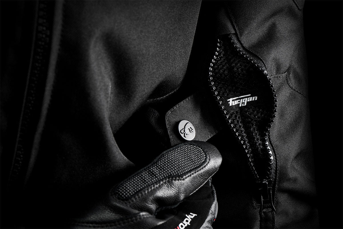 Blouson Moto Furygan OWEN — Protection CE Niveau AA Noir - LE PRATIQUE DU MOTARD