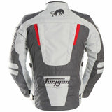 Blouson Moto Furygan APALACHES EVO — Protection CE Niveau AA Gris - Pearl - Rouge - LE PRATIQUE DU MOTARD