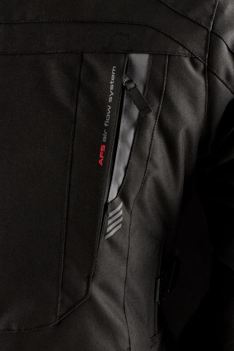 Blouson Moto Furygan APALACHES LADY EVO — Protection CE Niveau AA Noir - Gris - LE PRATIQUE DU MOTARD