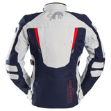 Blouson Moto Furygan APALACHES LADY EVO — Protection CE Niveau AA Bleu - Pearl - Rouge - LE PRATIQUE DU MOTARD