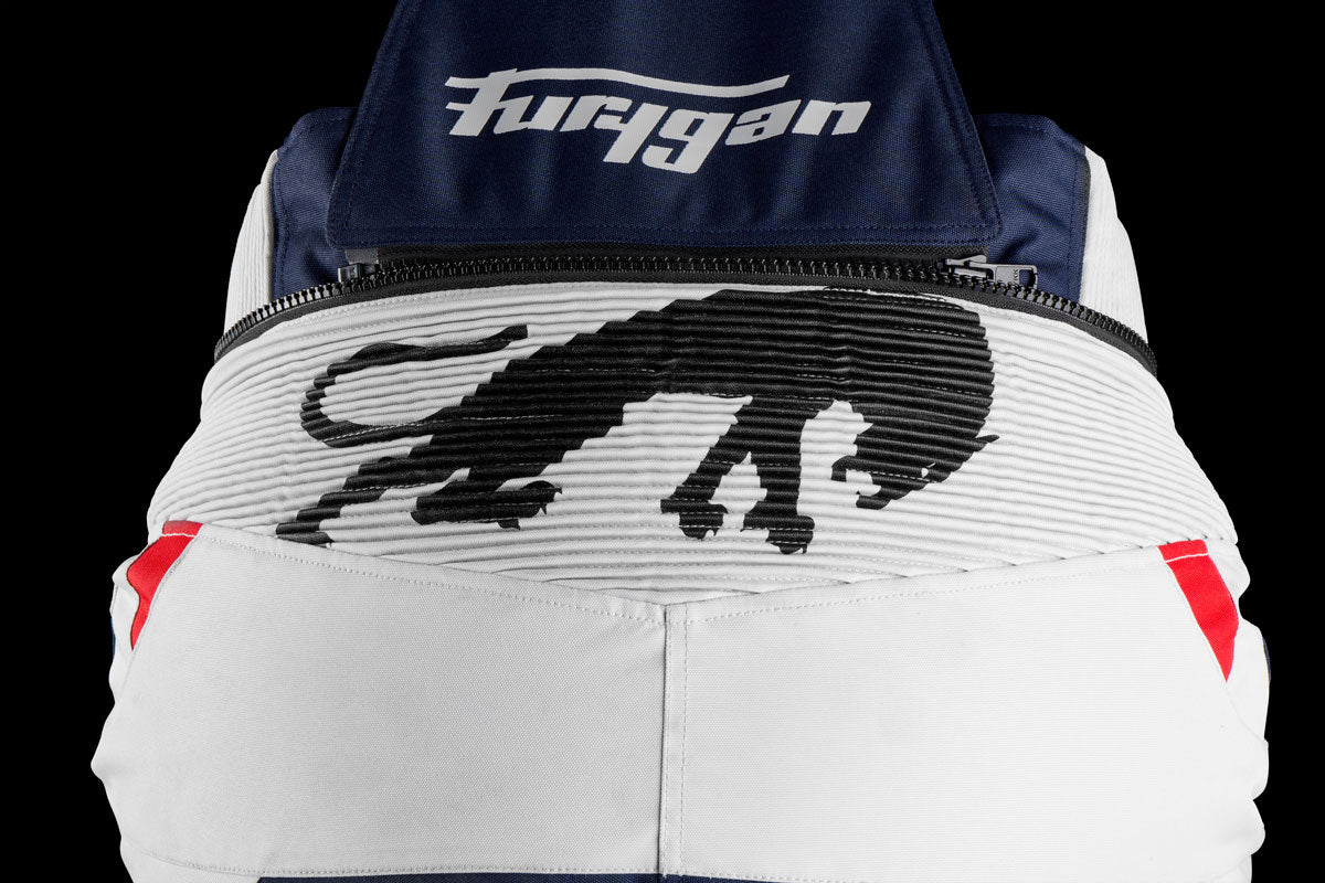Pantalon Moto Furygan KILLINGTON — Protection CE Niveau AA Bleu - Pearl - Rouge - LE PRATIQUE DU MOTARD