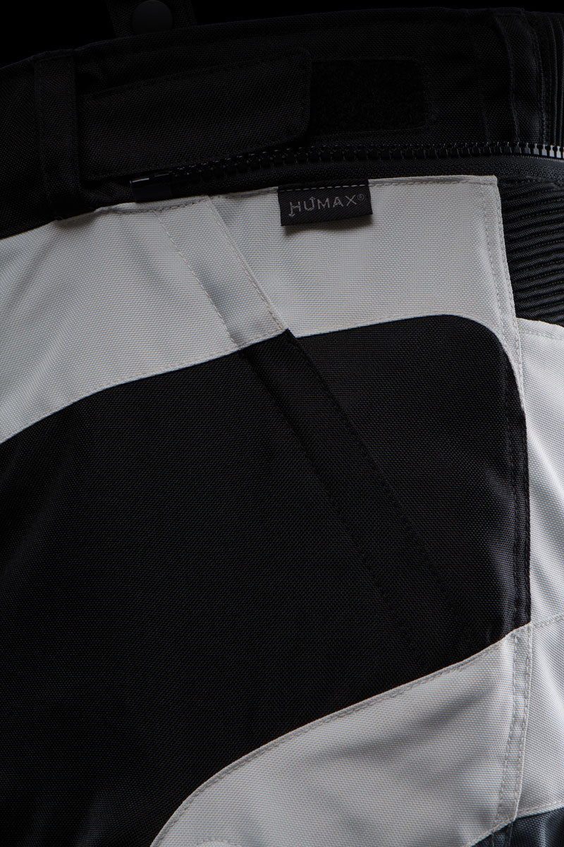 Pantalon Moto Adventure Homologué AA Zip Blouson — Pearl-Anthra-Noir, vue detail 3
