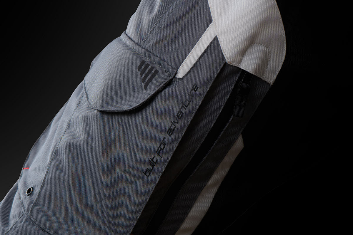 Pantalon Moto Adventure Homologué AA Zip Blouson — Pearl-Anthra-Noir, vue detail 4