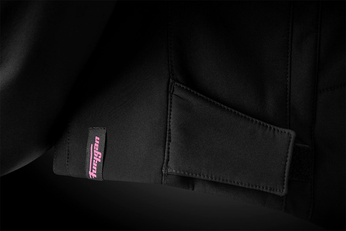 Blouson Moto Furygan SKYE LADY — Protection CE Niveau A Noir - Rose - LE PRATIQUE DU MOTARD