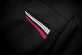 Blouson Moto Furygan AGATA — Protection CE Niveau AA Noir - Blanc - Rose - LE PRATIQUE DU MOTARD