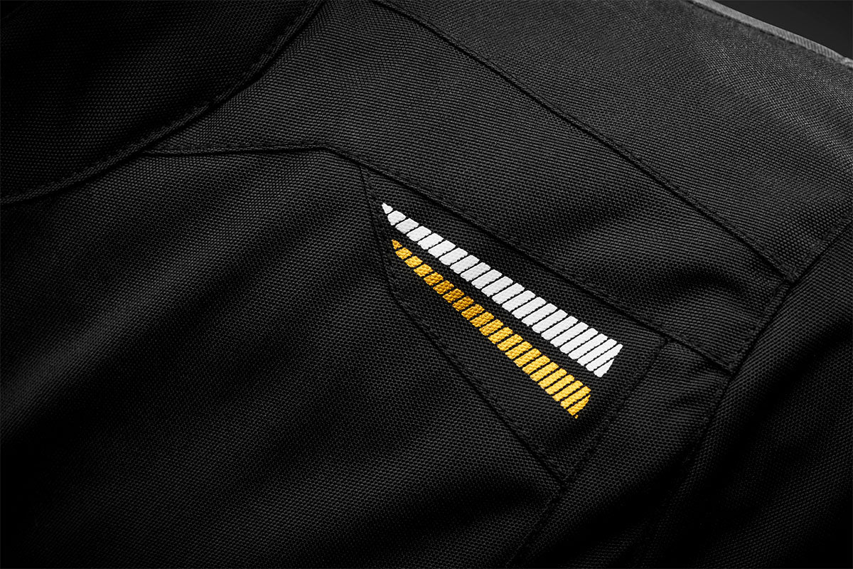 Blouson Moto Furygan AGATA — Protection CE Niveau AA Noir - Blanc - Or - LE PRATIQUE DU MOTARD