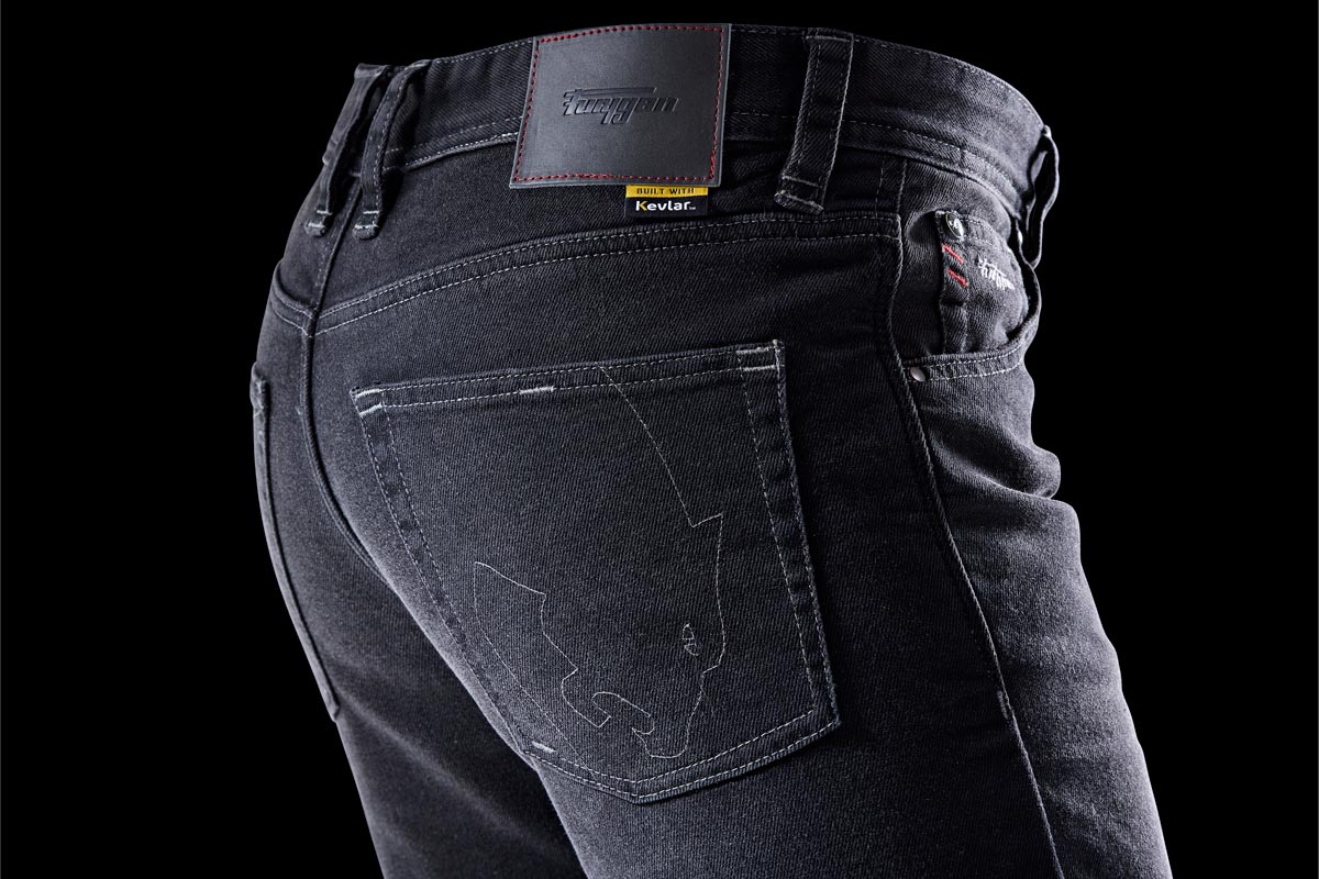 Pantalon Moto Furygan D12 X KEVLAR® STRAIGHT — Protection CE Niveau AA Noir - LE PRATIQUE DU MOTARD