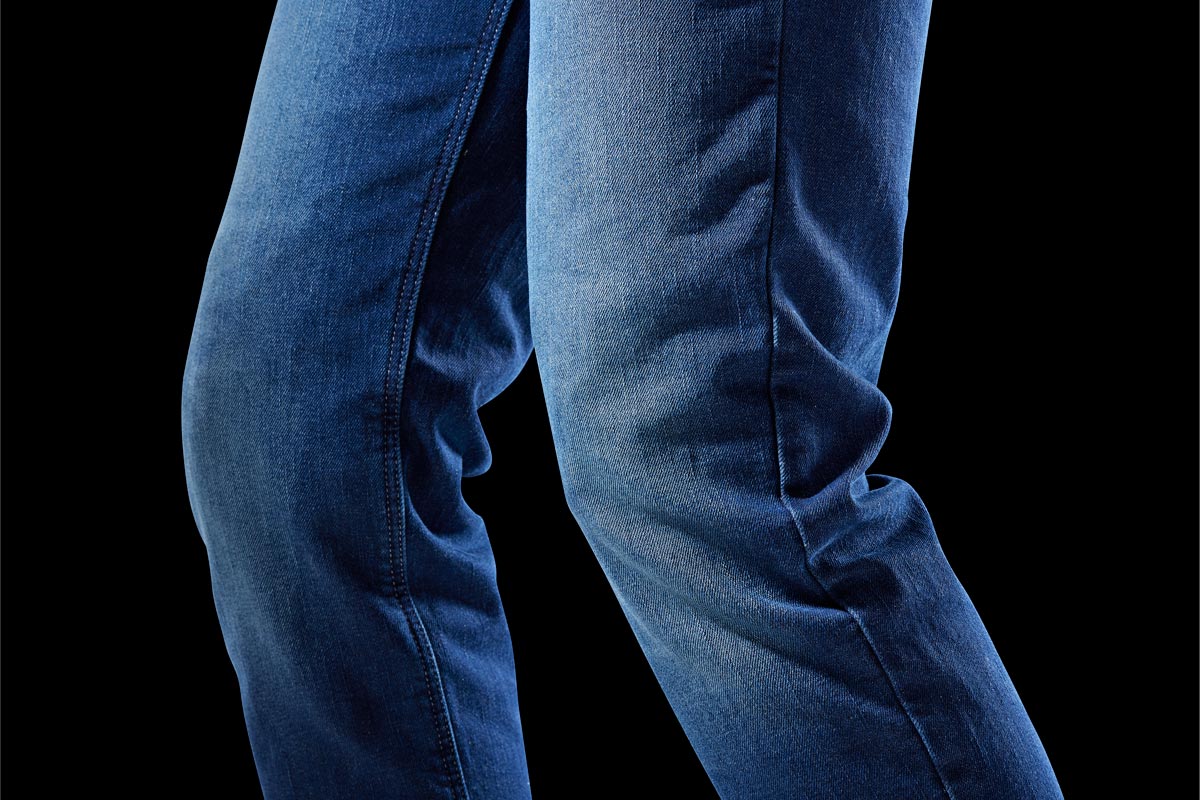 Pantalon Moto Furygan D12 X KEVLAR® STRAIGHT — Protection CE Niveau AA Medium blue - LE PRATIQUE DU MOTARD