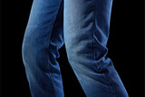 Pantalon Moto Furygan D12 X KEVLAR® STRAIGHT — Protection CE Niveau AA Medium blue - LE PRATIQUE DU MOTARD