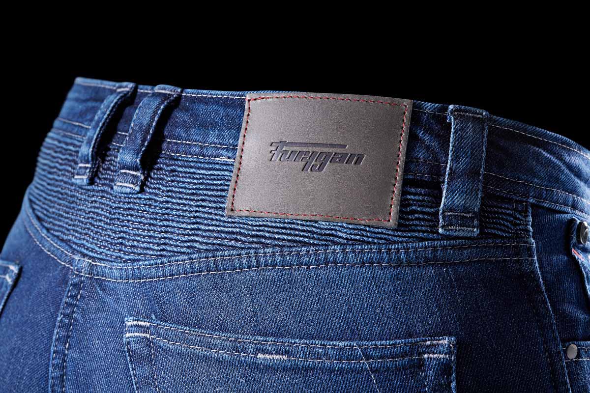 Pantalon Moto Furygan PURDEY EVO SLIM — Protection CE Niveau A Medium blue - LE PRATIQUE DU MOTARD