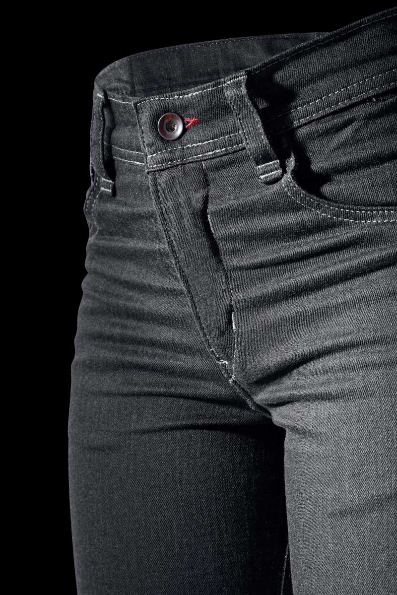 Pantalon Moto Furygan NIKITA X KEVLAR® MOM FIT — Protection CE Niveau AA Carbone - LE PRATIQUE DU MOTARD