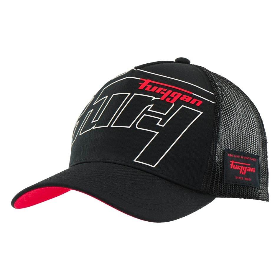 Vêtements Lifestyle Furygan TRUCKER RAGE Noir - Blanc - Rouge - LE PRATIQUE DU MOTARD