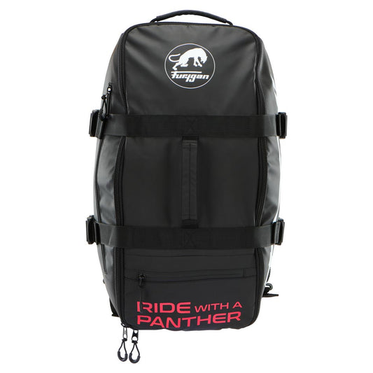 Sac à Dos Moto 32 L Housse de Pluie — Noir-Blanc-Rouge, vue principale