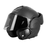 Casque Modulable FlipTech EIGHT – Noir Mat | Double Homologation ECE 22.06 Jet & Intégral - LE PRATIQUE DU MOTARD