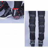 Genouillere moto articulé avec protege tibia - LE PRATIQUE DU MOTARD