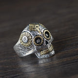 Bague motard - Crâne mexicain - LE PRATIQUE DU MOTARD