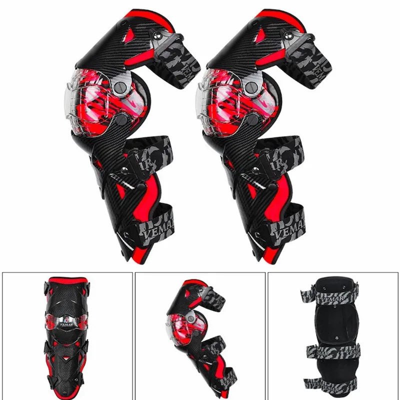 Genouillere moto articulé avec protege tibia - LE PRATIQUE DU MOTARD