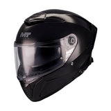 Casque intégral MT Thunder 4 SV Pure Noir Gloss — vue 3/4 — Le Pratique du Motard