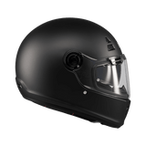 Casque intégral MT Jarama SV noir mat profil droit, écran solaire escamotable