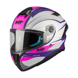 Casque Intégral Femme MT Targo S Outside Rose/Violet — ECE 22.06 - LE PRATIQUE DU MOTARD