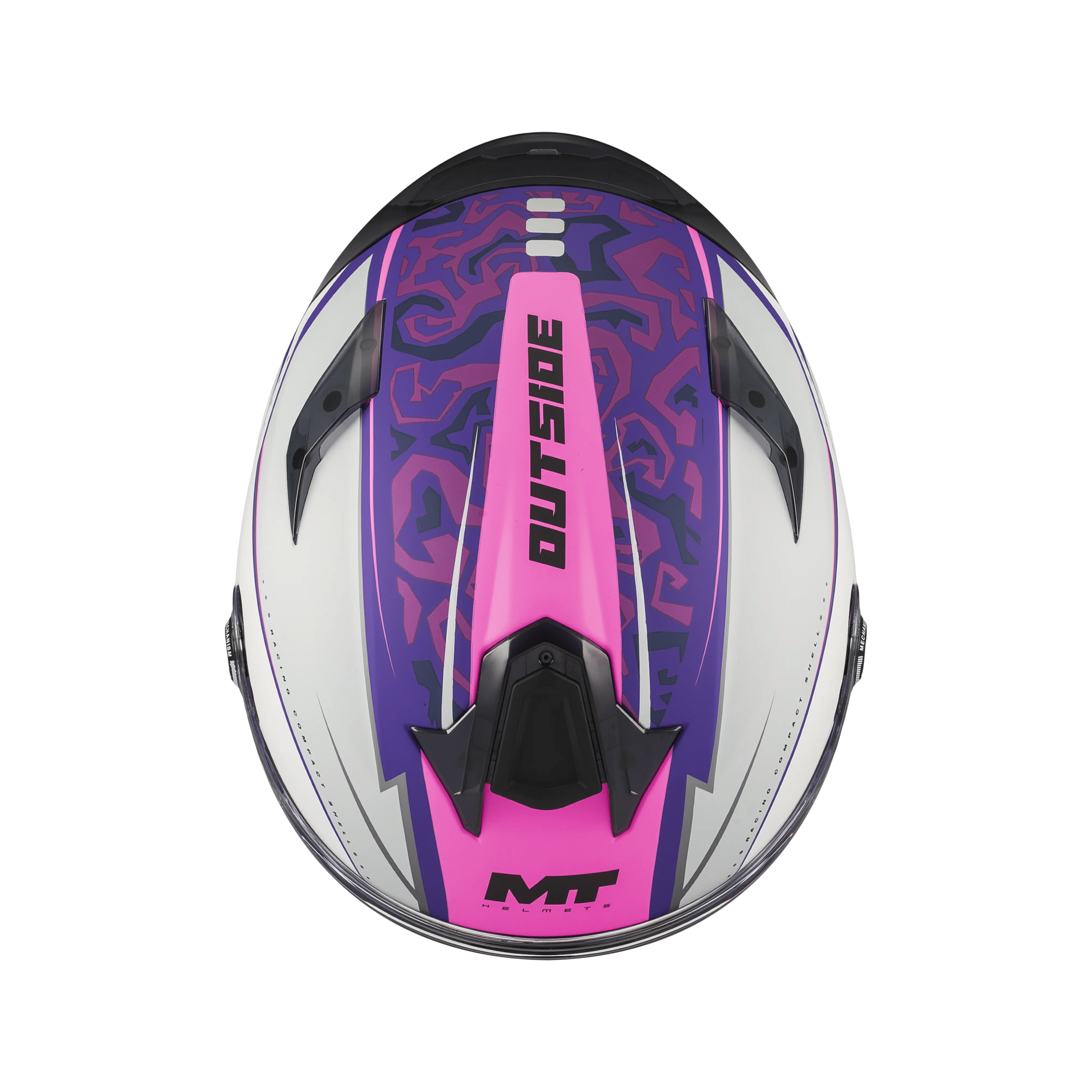 Casque Intégral Femme MT Targo S Outside Rose/Violet — ECE 22.06 - LE PRATIQUE DU MOTARD