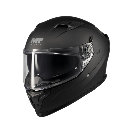 Matte Black Full Face Motorcycle Helmet