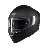 Matte Black Double Visor Modular Helmet | SLine550