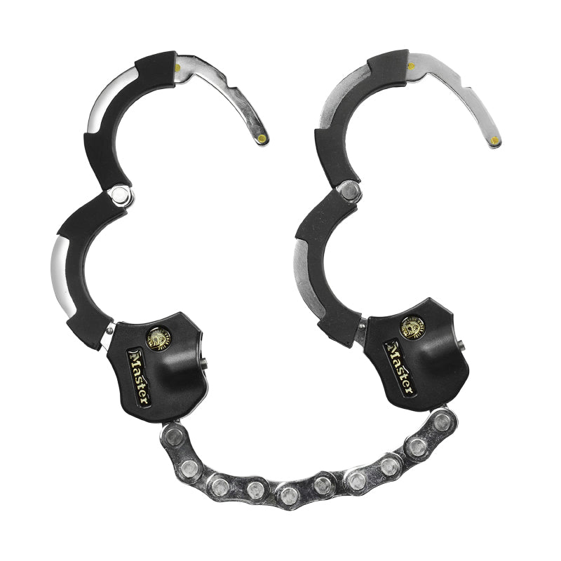 Antivol Velo / Trottinette A Menotte Masterlock Street Cuff L55 Cm - Livre Avec 4 Cles - Niveau Securite 9 - Homologue Fub 1