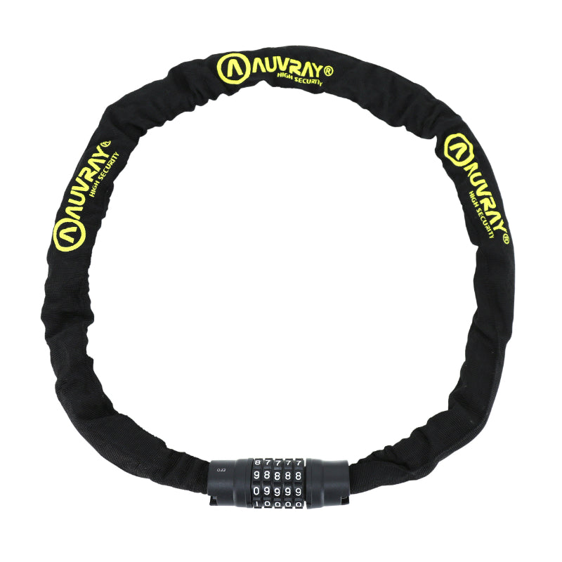 Antivol A Chaine Auvray C-Code A Combinaison 1.20 M Maillon Diam 8 Mm