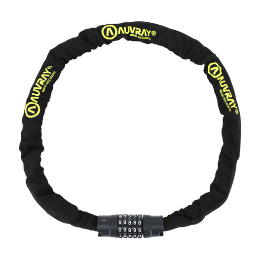 Antivol A Chaine Auvray C-Code A Combinaison 1.20 M Maillon Diam 8 Mm