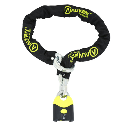 Antivol A Chaine Auvray K-Block Lasso 1.20M Maillon Diam 10,5 Mm Avec Cadenas 72 X 110 Mm