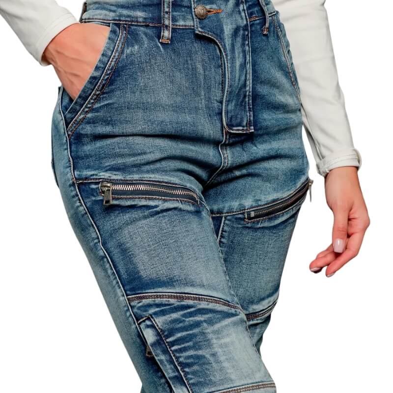 Pantalon Moto Femme Kevlar & Protections CE2 – LOONGBIKE™ 4Rider - LE PRATIQUE DU MOTARD