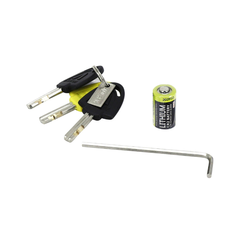 Antivol Bloque Disque Auvray B-Lock Avec Alarme Sonore Diam 6Mm Inox