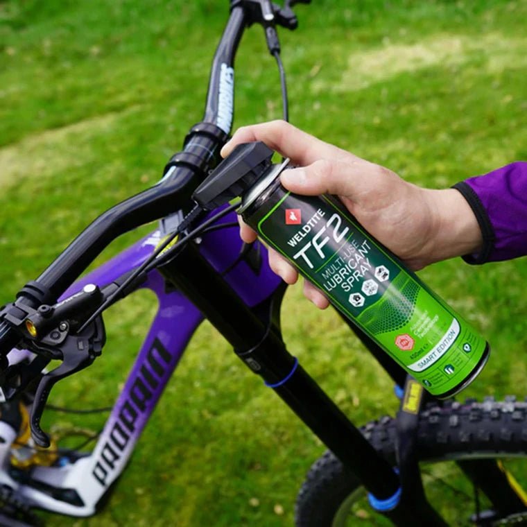 Lubrifiant Vélo Weldtite TF2 Ultimate Teflon 400ml - Smart Spray - LE PRATIQUE DU MOTARD