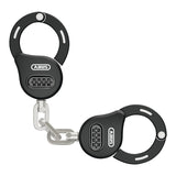 Antivol Velo / Trottinette A Menotte Abus Chain Claw A Combinaison / Code Longueur 100Cm Noir