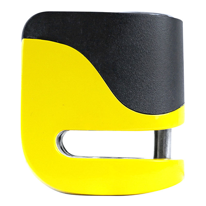 Antivol Bloque Disque Auvray B-Lock-06 Mini Avec Alarme Sonore Diam 5,5Mm Jaune Ideal Vespa/Piaggio Mp3/Vae (3 Cles) (Special