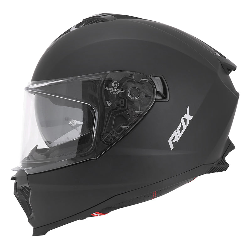 Casque intégral ADX AI500 Noir Mat — profil