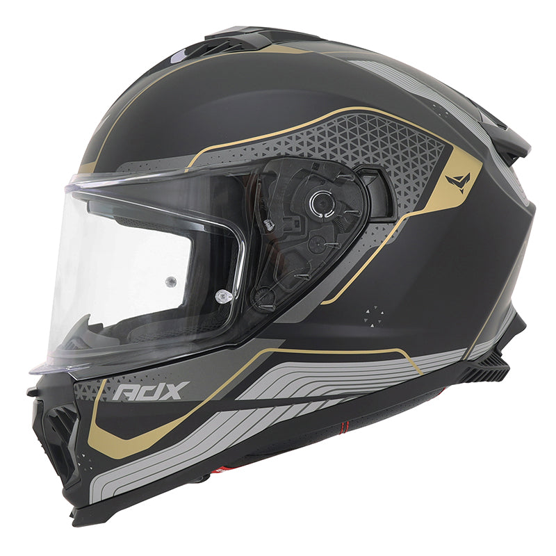 Casque intégral ADX AI500 EVO Noir/Or Mat — profil
