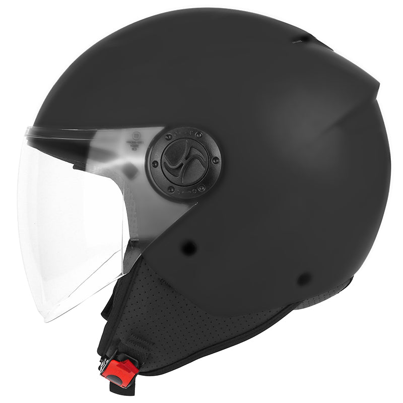 Casque jet ADX AJ020 Noir Mat — profil
