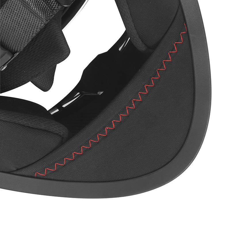 Casque intégral ADX AI450 Noir Mat — finition intérieure, surpiqûre rouge