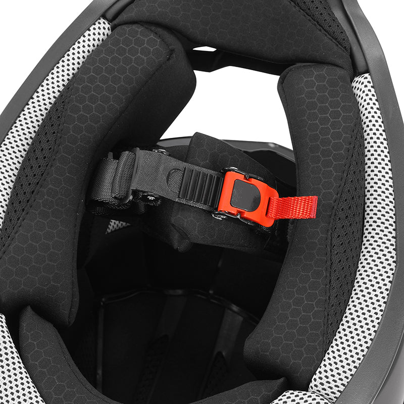Casque cross/trail ADX AC900 Noir/Or Mat — boucle micrométrique