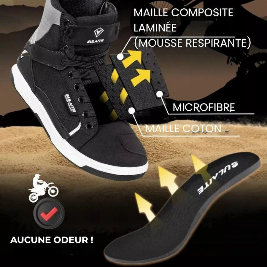 Chaussure montante moto | City Rider™ - LE PRATIQUE DU MOTARD