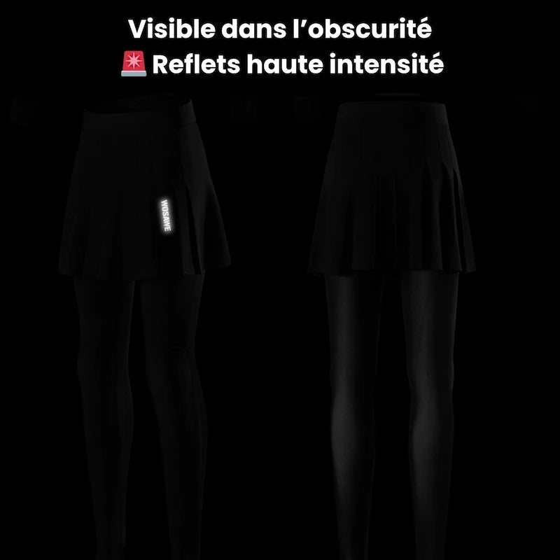 Jupette Moto Renforcée Femme | Legging CE Sécurisé | VALKYRIA™ - LE PRATIQUE DU MOTARD