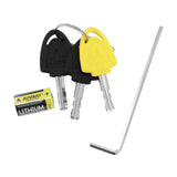 Antivol Bloque Disque Auvray B-Lock Avec Alarme Sonore Diam 14Mm Noir/Jaune (Classe Sra)
