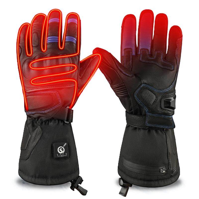 Gants Chauffants Moto carbone | RacerPro™ - LE PRATIQUE DU MOTARD