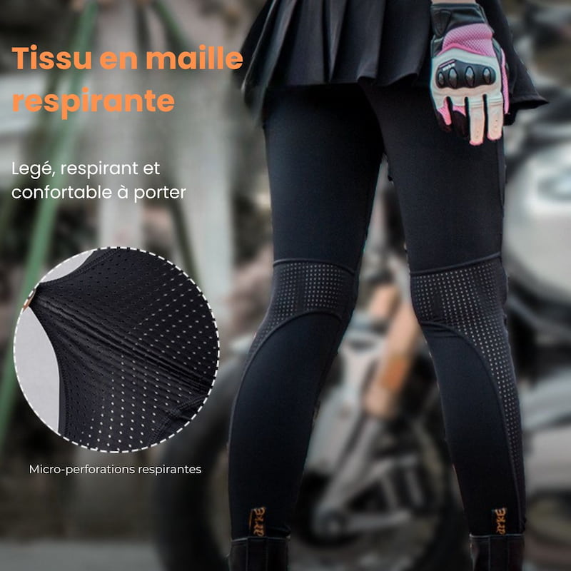 Pantalon Moto Femme été + Jupette - LE PRATIQUE DU MOTARD