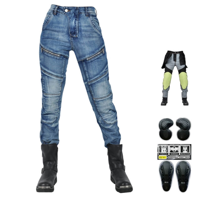 Pantalon Moto Femme Kevlar & Protections CE2 – LOONGBIKE™ 4Rider - LE PRATIQUE DU MOTARD