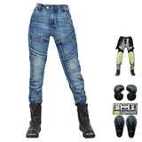 Pantalon Moto Femme Kevlar & Protections CE2 – LOONGBIKE™ 4Rider - LE PRATIQUE DU MOTARD Pantalon Moto Femme Kevlar & Protections CE2 – LOONGBIKE™ 4Rider - LE PRATIQUE DU MOTARD