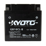 Batterie Moto Kyoto YB16CL-B — AGM 12V Sans Entretien