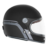 Casque Moto Intégral Revenge Strobe Noir Mat Titanium | NOX - LE PRATIQUE DU MOTARD